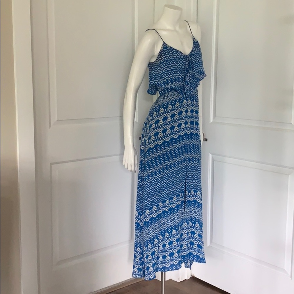 Dolce Vita Ikat Blue & White Maxi